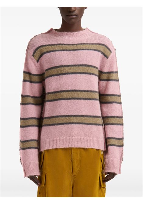 maglione mohair uomo rosa MARNI | GCMG0204Q1 UFU193STC47